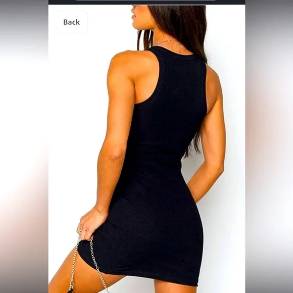 beyonce short black dress Black Hibiscus Print Chiffon Low Back Mini Dress